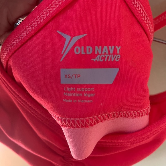 Old Navy Active Adult XS Pink Sports Bra - Picture 2 of 3